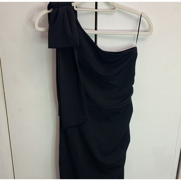 PRETTYGARDEN Women's Summer One Shoulder Long Formal Dresses Sleeveless Ruche... - Picture 3 of 6